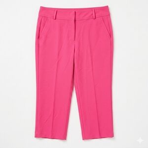 Pebble Beach Capri Pant Bright Pink SZ 10 Golf Pickleball #77